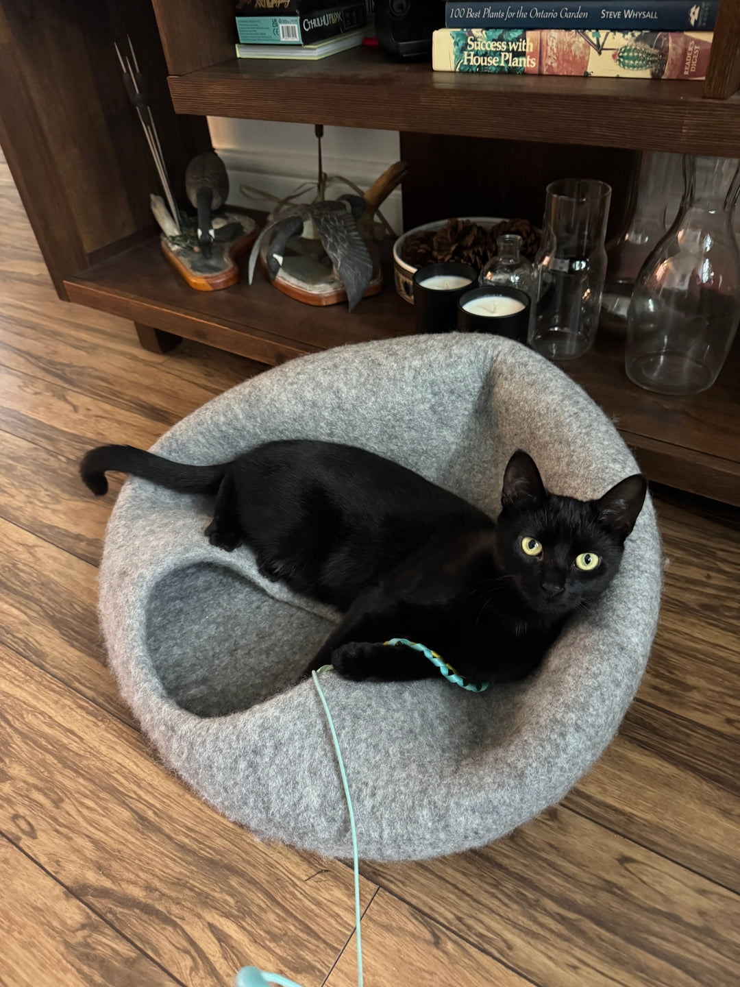 Wool Cat Cave Bed