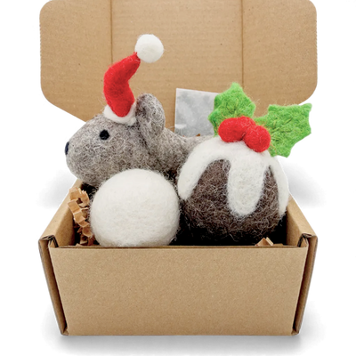 Christmas Cat Toy Box